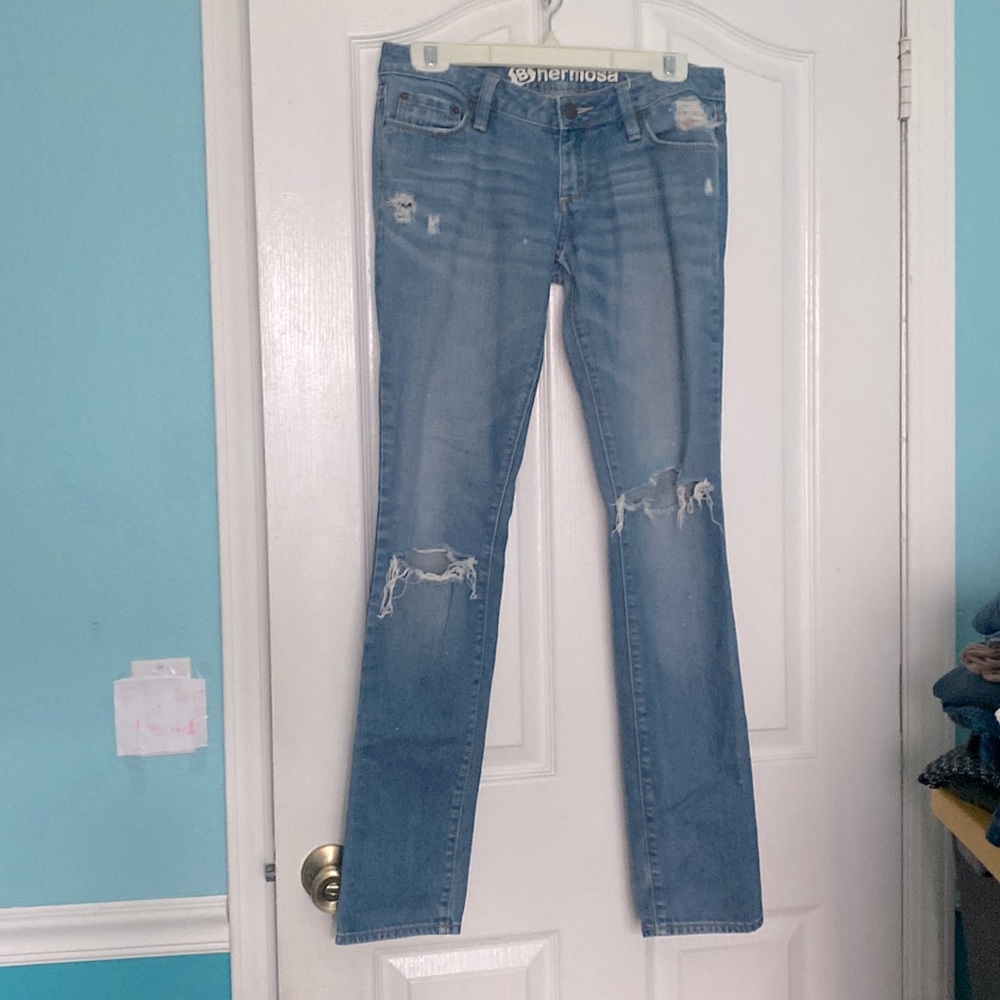 Hermosa super skinny vintage distressed jeans size 5